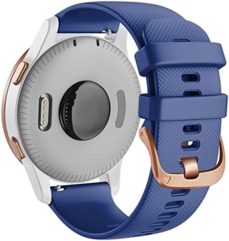 DJDLFA 18 mm de pulso de silicone de 20 mm para Garmin Vivoactive 3 4S Garmin Venu Smart Watch Band para Forerunner 645 245 pulseira