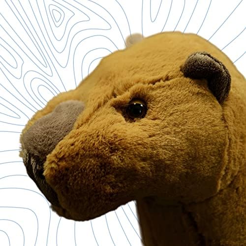 Capybara Plush Toy 12 ”realista, roedores realistas Capybara de pelúcia, luxuosos, macios e duráveis, animais selvagens rastejando