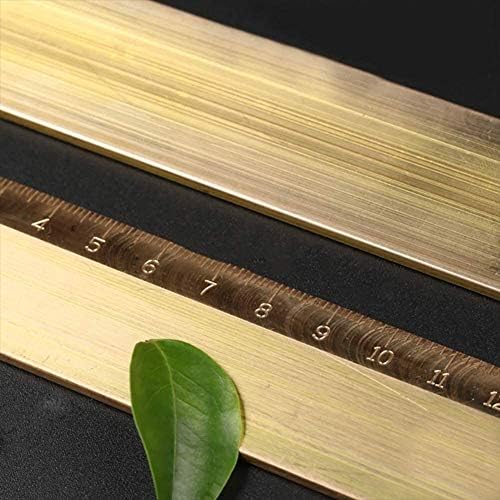 Placa de lençol de bronze de folha de alumínio de metal pouco alto de papoula alto de H59 Cu CNC Modelo de molde de molde DIY Espessura: placa de latão 10 mm