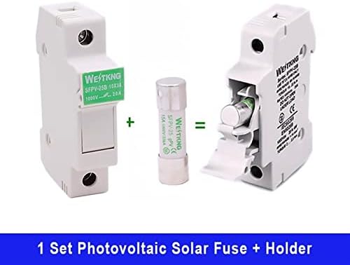 1 conjunto de fusíveis solares fotovoltaicos 1 com 10 * 38 mm DC 1000V 1A 3A 5A 10A 15A 20A 25A 32A para combinador