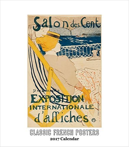 Retrospecto Grupo Classic French Posters 2017 Desk calendário