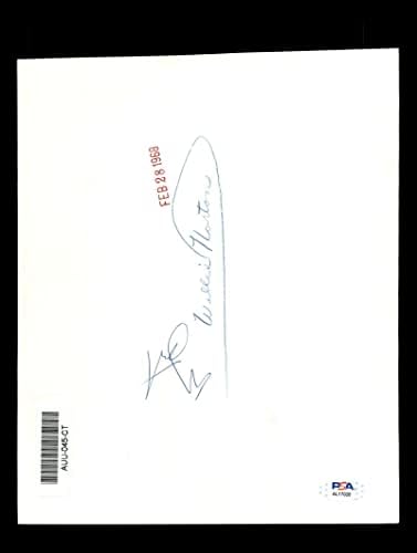 Willie Horton PSA DNA assinou 8x10 1968 Foto de arame Autograph Tigers