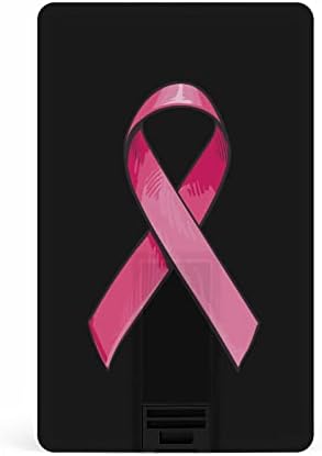 Câncer de mama de cetim rosa USB 2.0 Flash-DRIVES MEMATE MEMACE Stick Credit Card Formulário