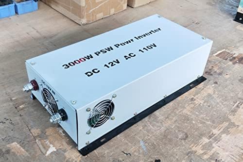 Inversor de energia 3000W DC 12V para AC 110V-120V 60Hz