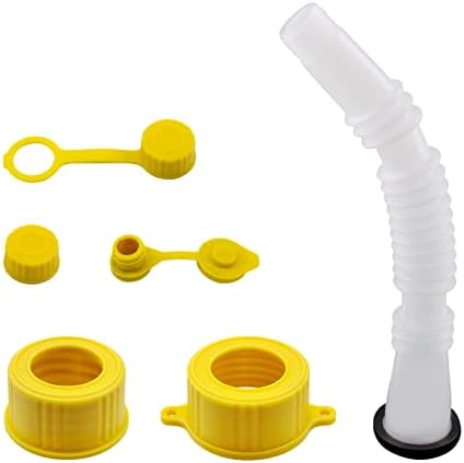 Jdiag Universal Gas pode pular kit de substituição, bico flexível de derramamento com junta, tampas de rolha, tampas de colar