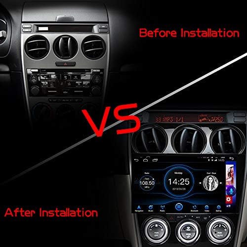 Lexxson Android 10.1 estéreo de rádio de carro duplo para Mazda 6 ATENZA 2002-2008, tela de toque de 10 polegadas unidade