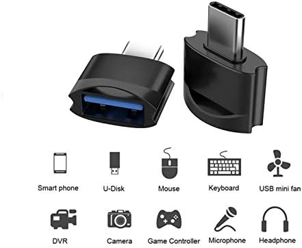 Tek Styz USB-C fêmea para adaptador masculino Compatível com o seu Bang & Olufsen Earset Beoplay E8 2.0 OTG com carregador tipo C para teclado de dispositivos de expansão, mouse, zip, sincronização de gamepad