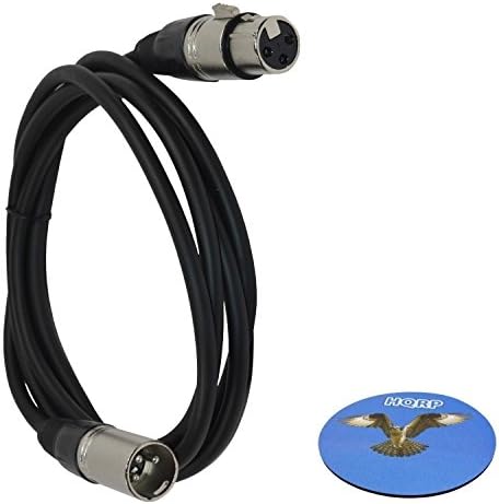 Cabo de microfone HQRP de 6 pés XLR para XLR para Microfone MXL 770 Cardioid Condenser Plus HQRP