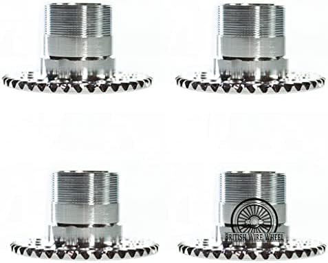 Adaptadores de roda de arame Universal 4 LUG, com roda de arame britânica, para Lowriders, 4 x 100/4,25/4.5, conjunto de 4