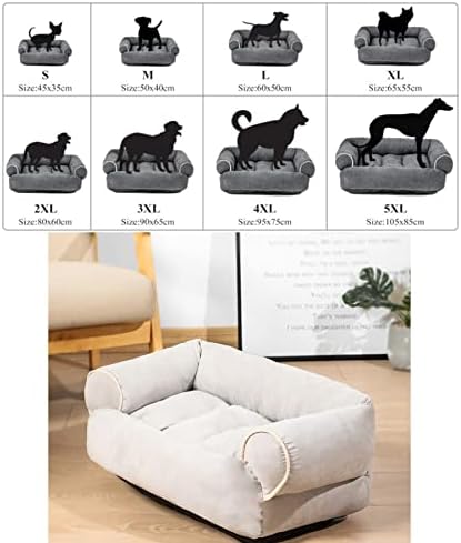 Sofá Cama de animais de estimação para cães Casa de gato - cama de cachorro Donut - Cama de almofada de tapa 7 casa para cã