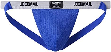 IIUS Roupa íntima Jockstrap Briefs Men Aponsor Athletic resleta Performance Panties de tira de atleta confortável com calcinha esportiva de bolsa