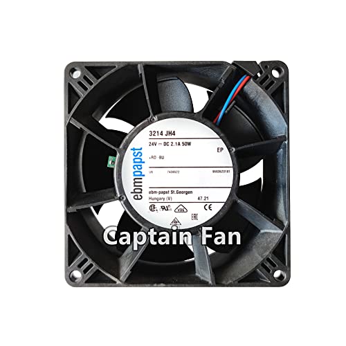 3214JH4 EBM Papst Fan 24VDC 2.1A 9238 92 * 92 * 38mm Fan de resfriamento axial