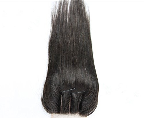 2018 Popular Dajun Hair 8A de 3 vias Fechamento de renda com pacotes de pacote de cabelo virgens reto peruanosos 3bundles e fechamento