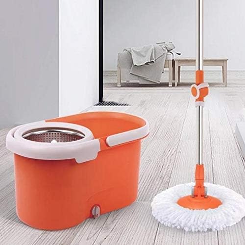 WPYYI Spin Mop Bucket Microfiber Giration e alça ajustável para limpeza doméstica