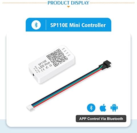 SP110E Bluetooth Pixel Controller WS2811 WS2812B WS2812 DIMER
