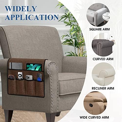 Titular de controle remoto para caddy de couch reclinável, suporte remoto para caddy de poltrona de sofá, protetor de apoio