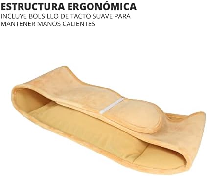 TM Electron Vulcano Cinturão de saco mais frio, ajustável com velcro, design ergonômico, acabamento de microfibra macia,