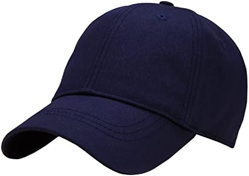 12 peças boné de beisebol para mulheres clássicas de chapéu de chapéu de pai ajustável Capinho liso