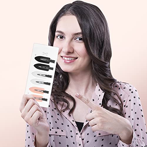AphRordity 6 PCS sem clipes de cabelo de dobragem de cabelo sem vinco, para clipes de cabelo para aplicação de maquiagem sem clipes de cabelo para mulheres para mulheres