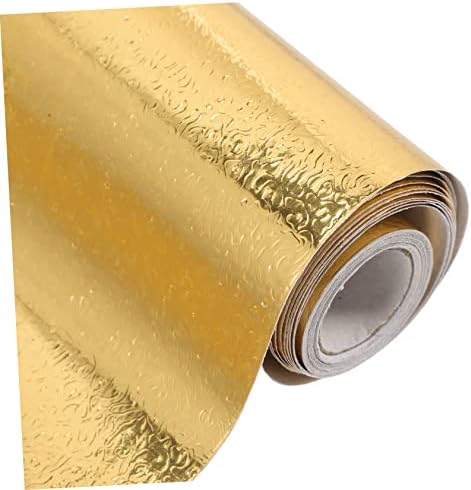 Adesivos de telha adesivos de telha 1 adesivos de roll decalques suprimentos revestimento de ouro protetor de ouro de ouro bancada de papel de parede autônomo de cozinha de cozinha à prateleira de prateleira de prateleira de prateleira de prateleira de prateleira de prateleira