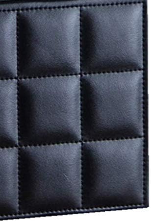 Caixa de lenço de couro SXNBH - Bandeja quadrada, caixa de lapidação de lapidação de lapidação de lapidação de lapidação de couro quadrado de toalha à prova d'água quadrada Rack de guardanapo vintage, preto