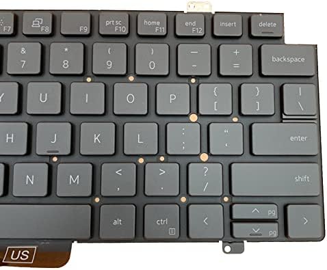 Layout dos EUA para laptop Tiugochr com teclado de luz de fundo para Dell Latitude 7410 7420 5420 CVCVH 0CVCVH NSK-QRAUC PK132UG1A01