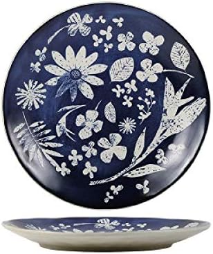 Placa de cerâmica htllt pintada à mão Western Dish Home prato