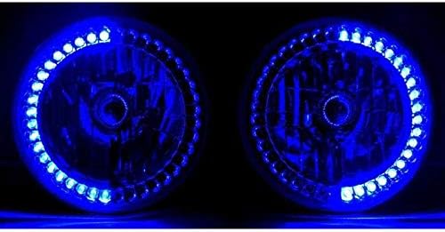 Iluminação de octanas 7 Hid Blue LED Halo Anel Angel Eyes Headlight 6000k 6k Lâmpadas de lâmpadas de luz