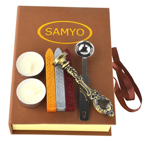 Samyo criativo fabricante de selos românticos clássico clássico de estilo antiquado de estilo bronze self self vedação