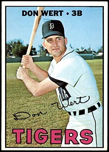 1967 Topps # 511 Don Wert Detroit Tigers Ex Tigers