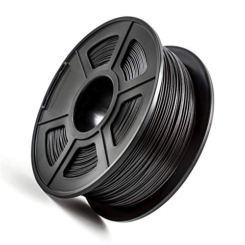 Filamento de fibra de carbono PETG 1,75 mm, filamento de impressora 3D, PETG+fibra de carbono preto 3kg