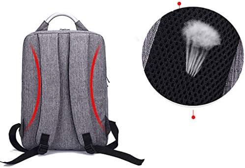 GPPZM Grey Business Brethercase, Backpack de viagem esportiva ao ar livre de grande capacidade à prova d'água, pode acomodar notebook de 15,6 polegadas