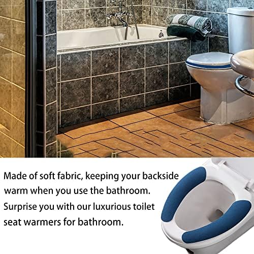 10 PCs Cinco colorido banheiro mais quente As almofadas de assento do vaso sanitário, capa de assento do vaso sanitário portátil