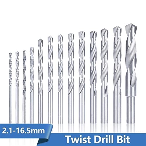 Twist Drill Bit 4241 Bit de broca de metal para perfuração de ferramentas de reparo de rosca 2.1-16.5mm orifício de
