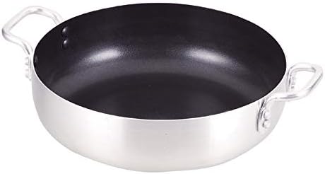 Pearl Metal HB-3964 Pote de duas mãos, prata, 8,7 polegadas, panela de mesa que pode ser usada em fornos, mesa