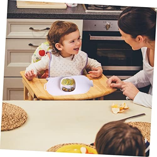 Toyvian Silicone Placemat Kids Placemats tigela isolada Crianças Coloque tapete de silicone bebê Placemat Plato bebê Kids Home