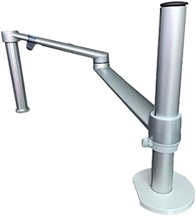 YGQZM Microscópio ajustável suporte Metal Metal 25mm Pilar binocular Trinocular Microscopio Suporte de suporte de mesa