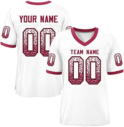Jersey de futebol personalizada, personalize o uniforme de treino de futebol, projete qualquer nome e número para o seu evento ou equipe