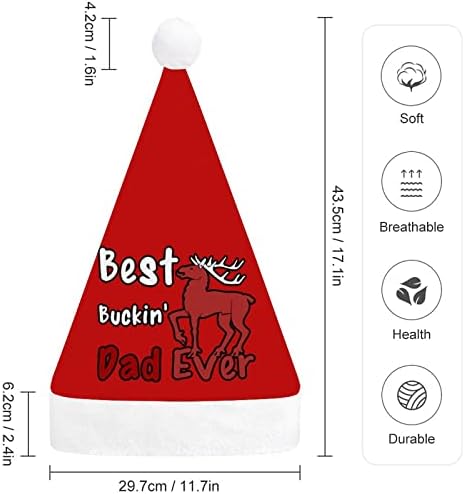 Best Buckin Pai de todos os tempos chapéu de natal chapéus de Natal decorações de árvore de natal decoração de férias