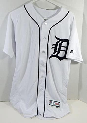 2018 Detroit Tigers Bat Boy Game usou White Jersey 40 DP21410 - Jerseys de MLB usados ​​no jogo