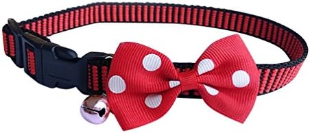 Floralby Ajuste Pet Collar com gravata borbole