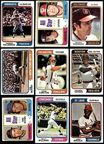 1974 Topps Baseball Complete Conjunto VG/Ex