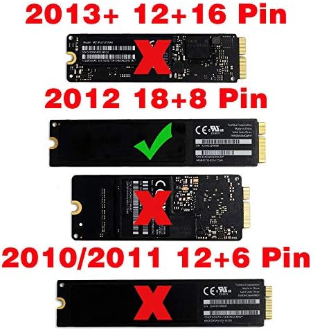 Mac Air 2012 para USB3 Gabinete externo compatível - para Mac 8+18 pinos SSD