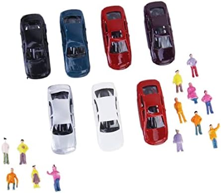 Aeiofu Passageiro Pessoas Figuras 1: 150 Pessoas minúsculas POSE MODELO DE MODELO DE MODELOS MODELOS Miniature Train Modelo