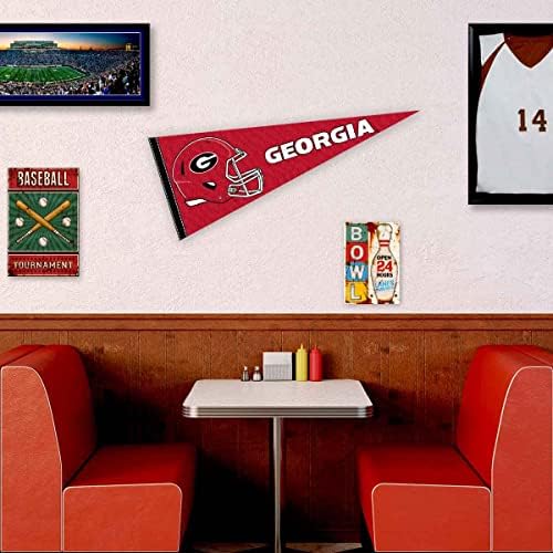 Capacete de futebol da Georgia Bulldogs Bandeira de Pennant