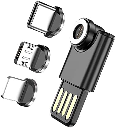 Cabo de ondas de caixa compatível com JBL Quantum 600 - Mini adaptador magnetosync, cabo de carregamento de ímã USB Micro USB para