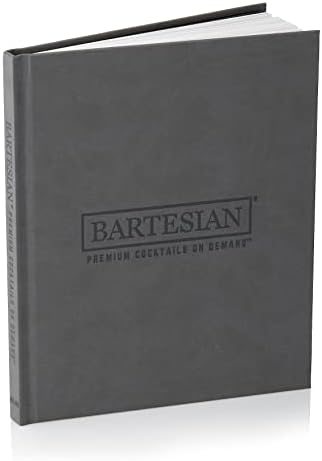 Livro de menu de cocktail de couro bartesiano para 2023