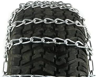 A ROP SHOP | 2 Correntes de pneus de ligação e tensores para o soprador de cadetes Cub com pneus 18x9.5x8 neve