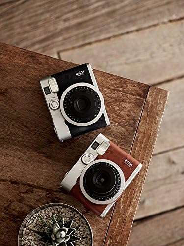 Fujifilm Instax mini 90 neo clássico filme flash camera bateria recarregável