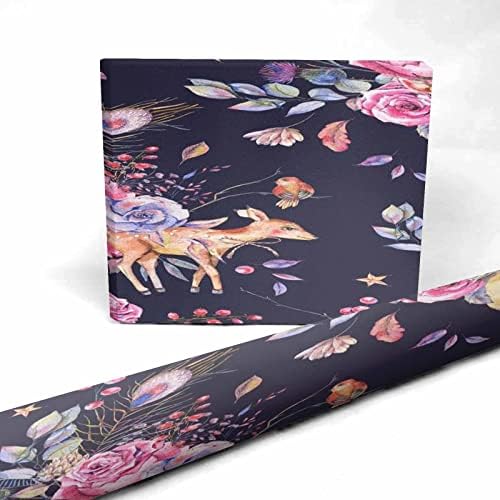 InterestPrint flamingo e cacto embrulhamento de papel materiais de embalagem papel artesanato de papel de florista de férias